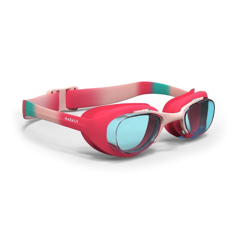 Decathlon Nabaiji Kacamata Renang Anak XBase 100 Pink-Biru 3