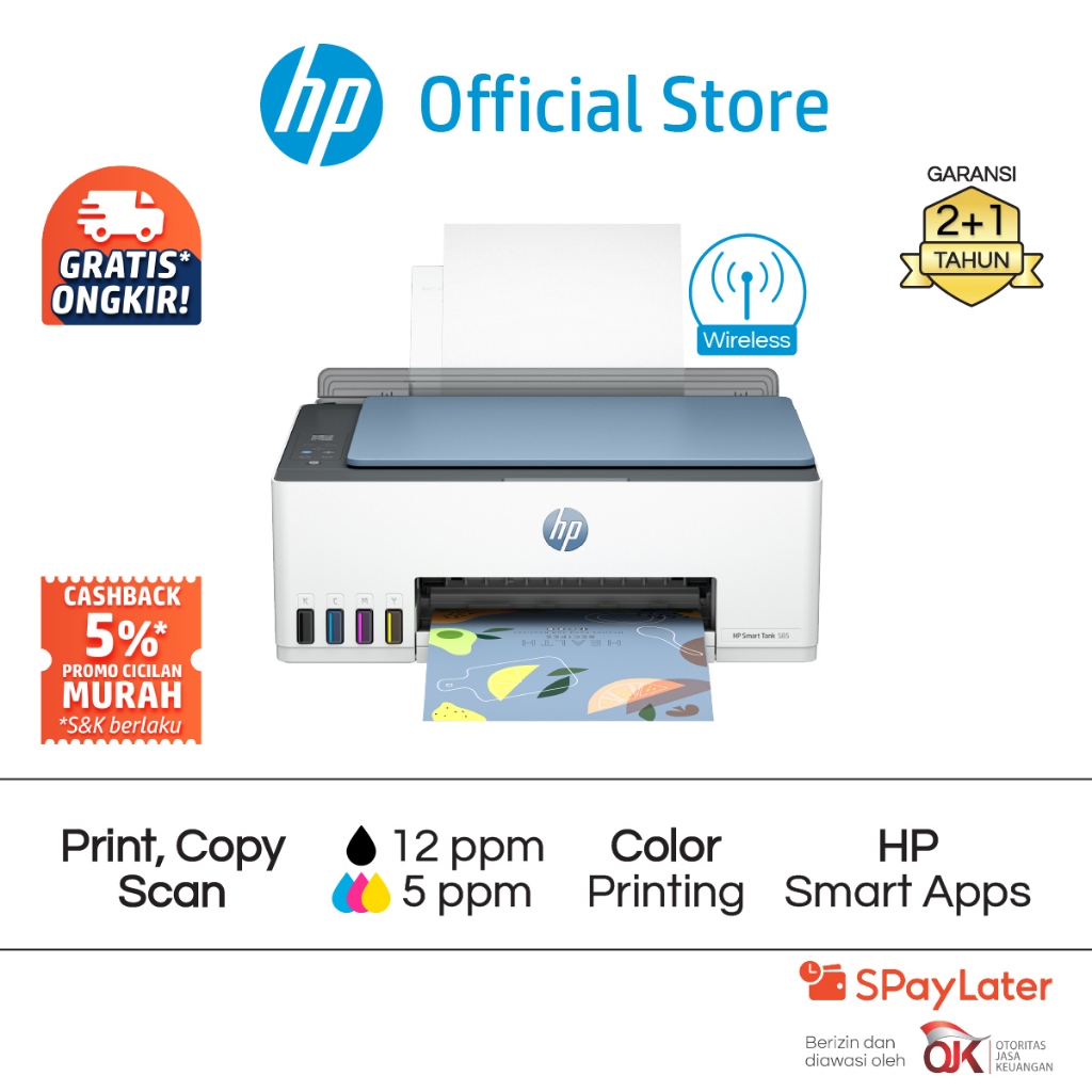 HP HP Smart Tank Wi Fi All-in-One Printer 585