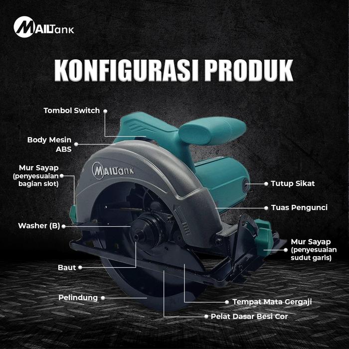 Mailtank Circular Saw 7 Inch  4