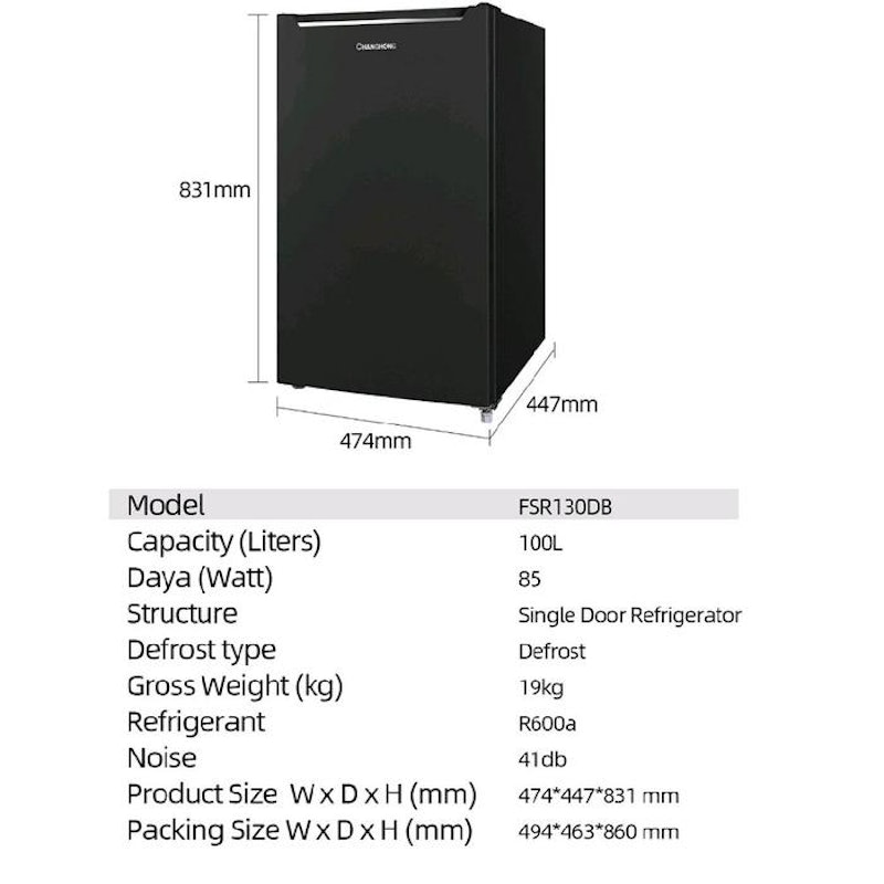 Kulkas 1 Pintu 100L 4