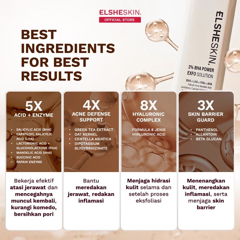 Elsheskin 2% BHA Power Exfo Solution 4