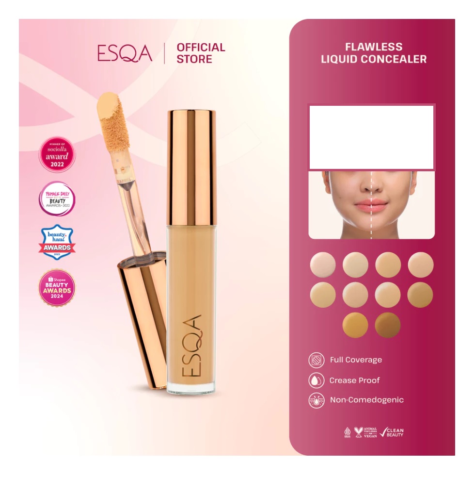 Keva Cosmetics International ESQA Flawless Liquid Concealer Granola