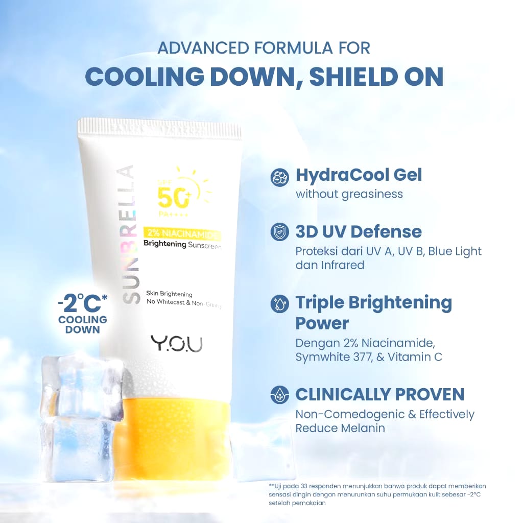 HEBE Beauty Style Y.O.U Sunbrella 2% Niacinamide Brightening Suncreen