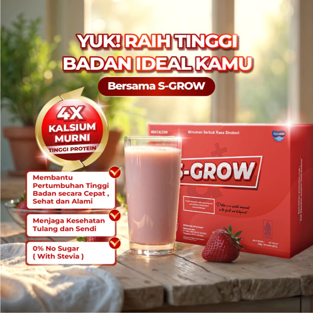 Indo Greenlife Harvest S-GROW Strawberry