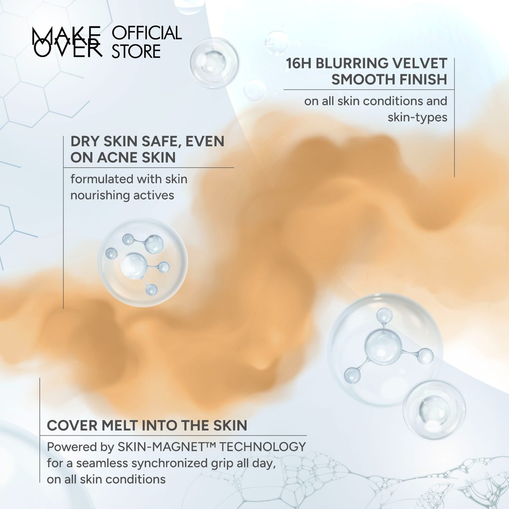 Paragon Technology and Innovation MAKE OVER Perfect Cover Powder Foundation 11 Praline