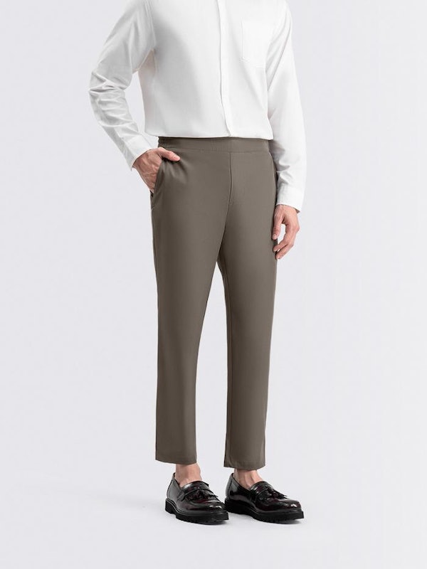 Livehaf Tapered Flex Pants Taupe 3