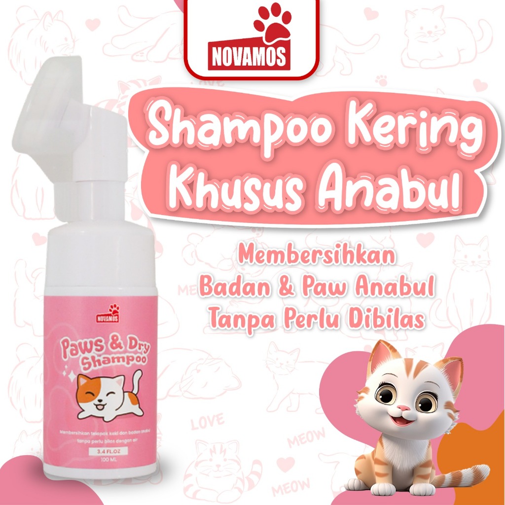 Giri Wara Nusantara NOVAMOS Paws & Dry Shampoo