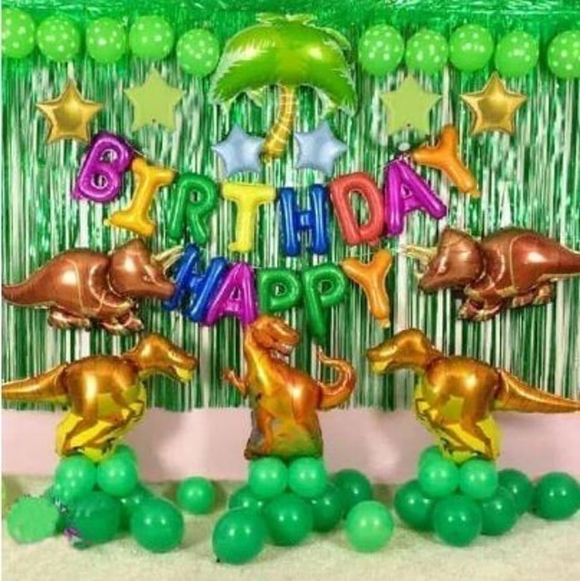 Premium Foil Birthday Baloon Dinosaur 1