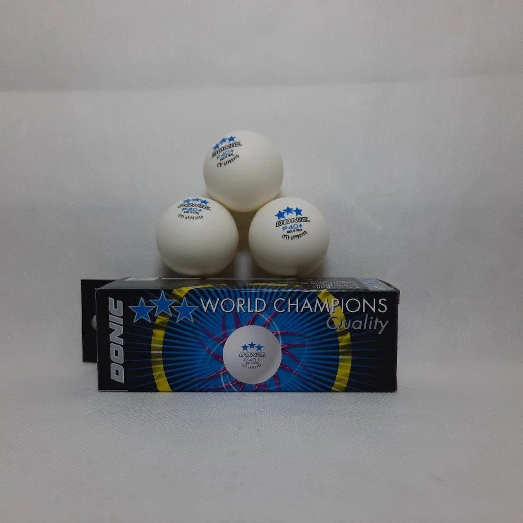 Donic Donic P40+ *** Cell-Free 3-star Balls 550241003