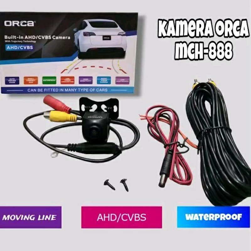 ORCA Built-in AHD/CVBS Camera with Trajectory Technology 3
