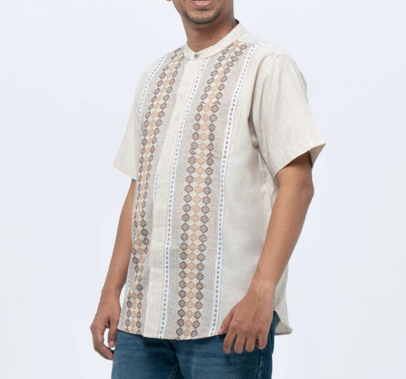 Multi Karya Garmentexindo M231 Kemeja Pria Koko Habib Jafar Pendek  0355