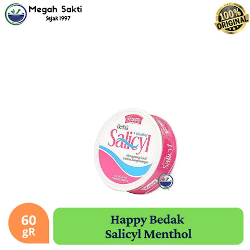 Happy Bedak Salicyl Menthol 2