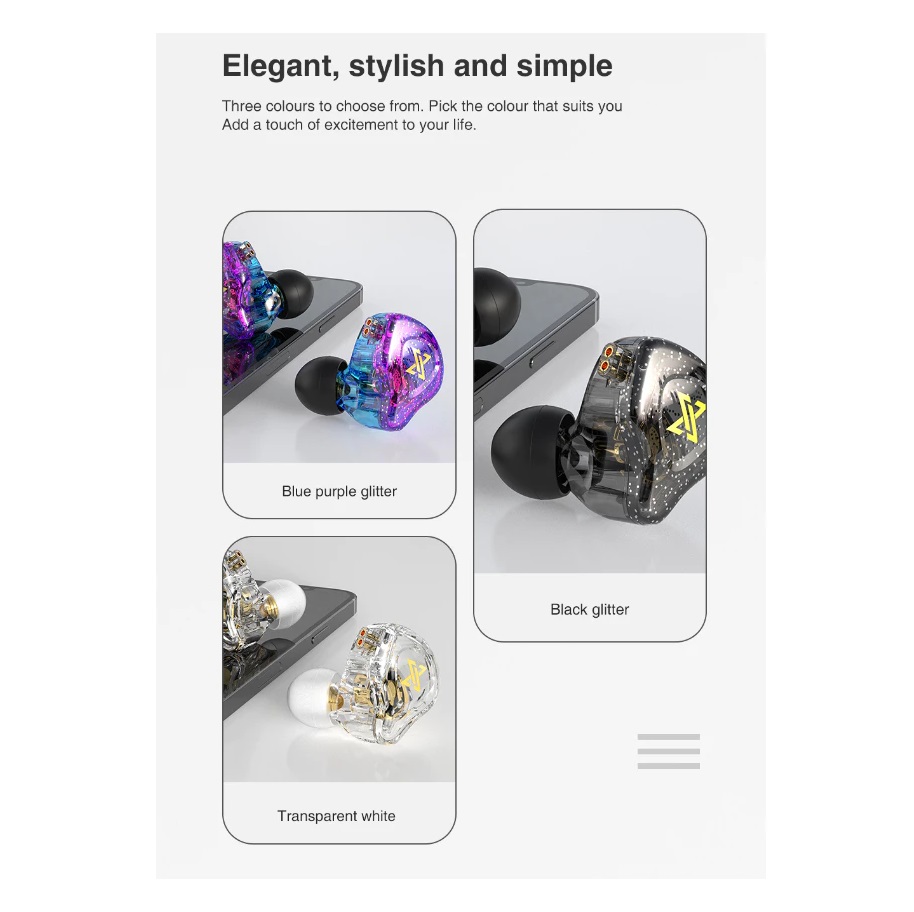 QKZ Audio QKZ® Earphone HiFi  AK6 Pro