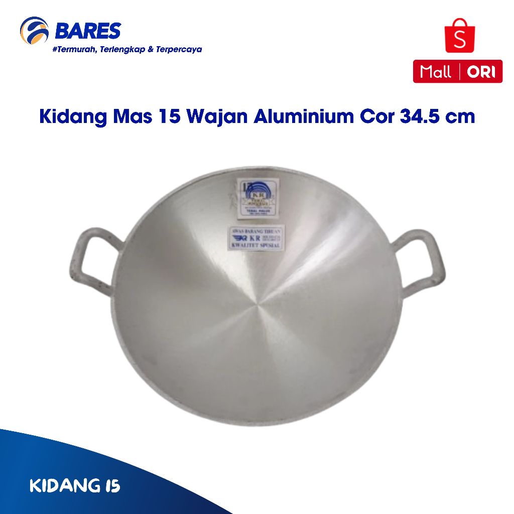 Kidang Mas 15 Wajan Aluminium Cor