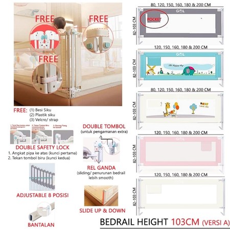 GOL Baby GOL Baby Bedrail  103 A