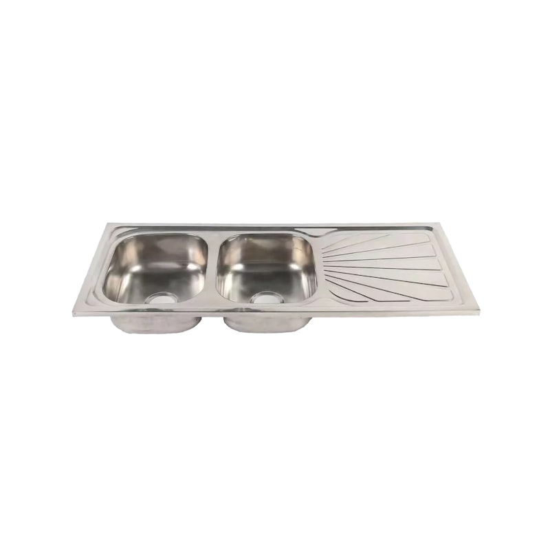 TQTQ Kitchen Sink Set A Dua Lubang 120 x 50 cm 1