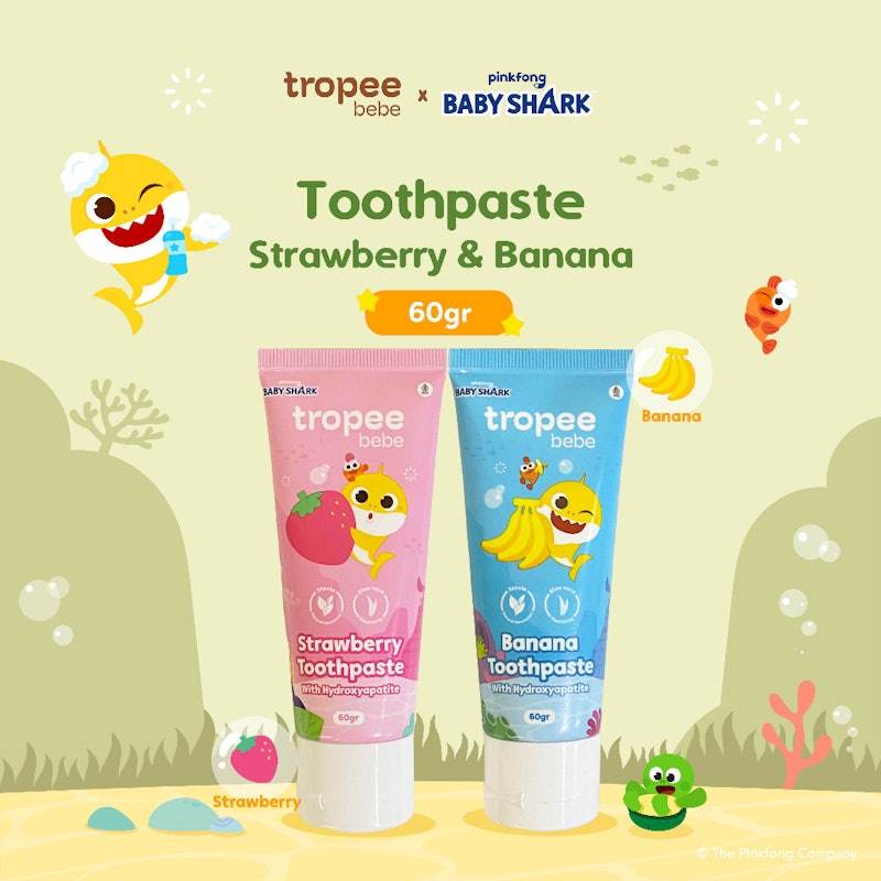 Tropee Bebe X Pinkfong Toothpaste 2