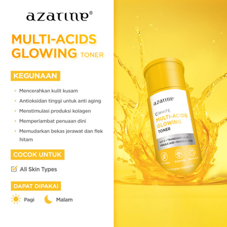 Wahana Kosmetika Indonesia Azarine® Multi Acid Glowing Toner