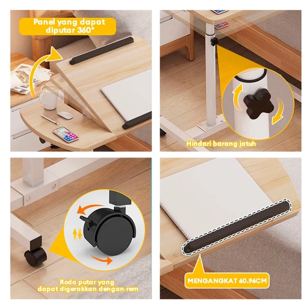 BMZAR  BMZAR Meja Laptop Adjustable