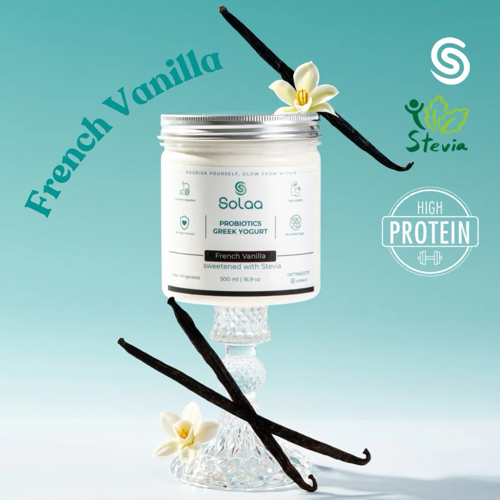 Solaa Probiotics Greek Yogurt French Vanilla 2
