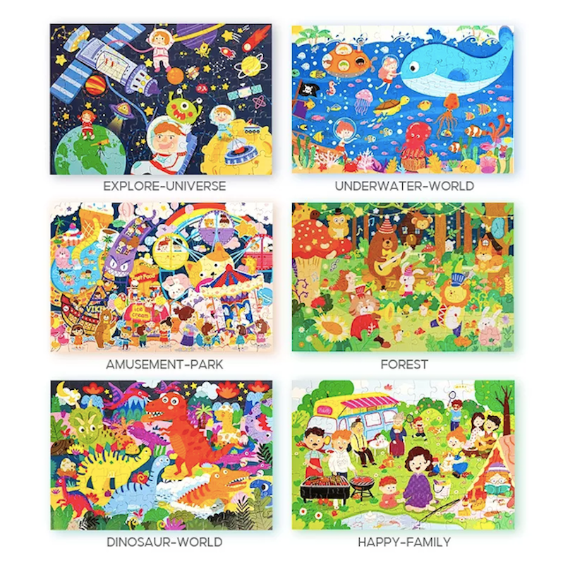 Puzzle 100 pcs Exploring the Universe Mainan Anak 2