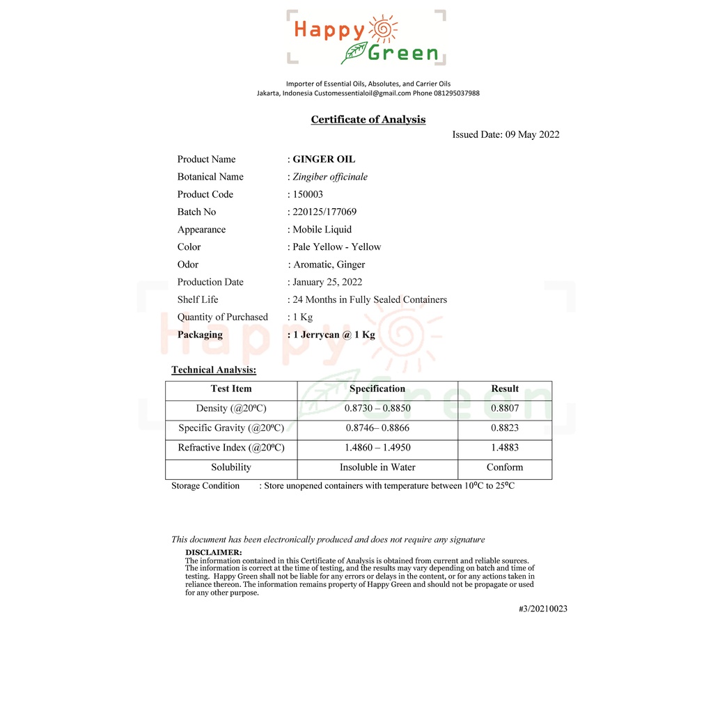 Ginger Essential Oil 3