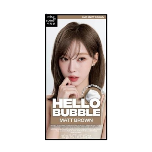 Mise-en-Scène ｜ Hello Bubble Hair Color (8 Matt Brown)