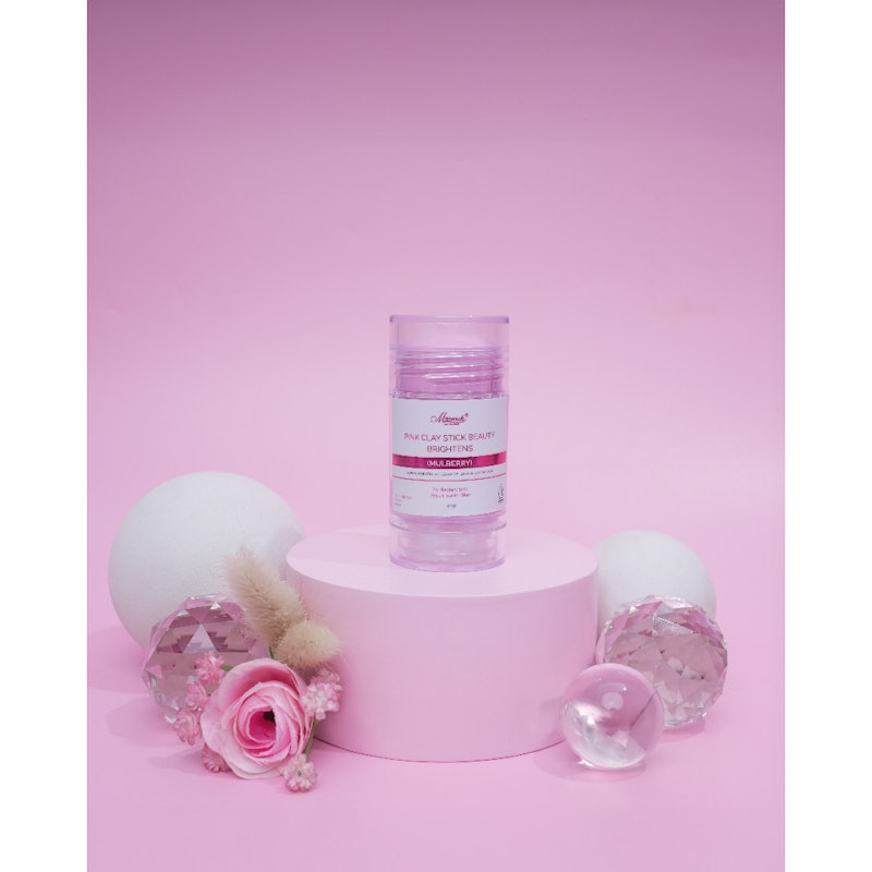 Marwah Pink Clay Stick Beauty Brightens (Mulberry)