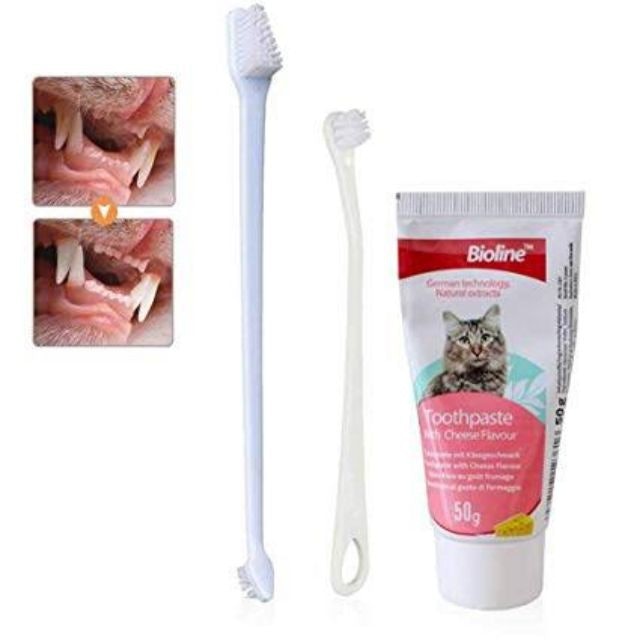 Bioline Dental Hygiene Set for Cats