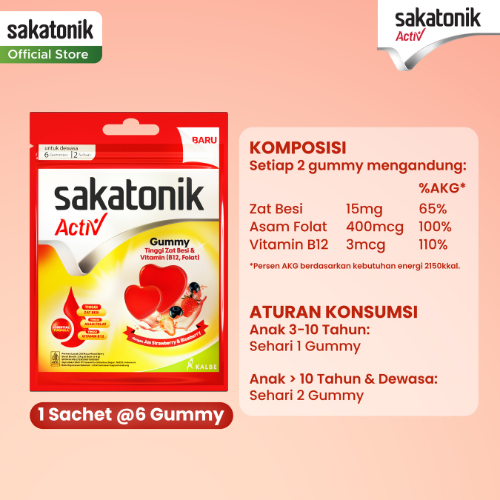 Saka Farma Laboratories Sakatonik Activ Gummy