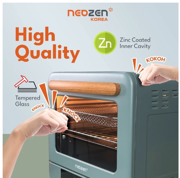 Neohaus Indonesia Neozen X Planit Digital Air Fryer Oven