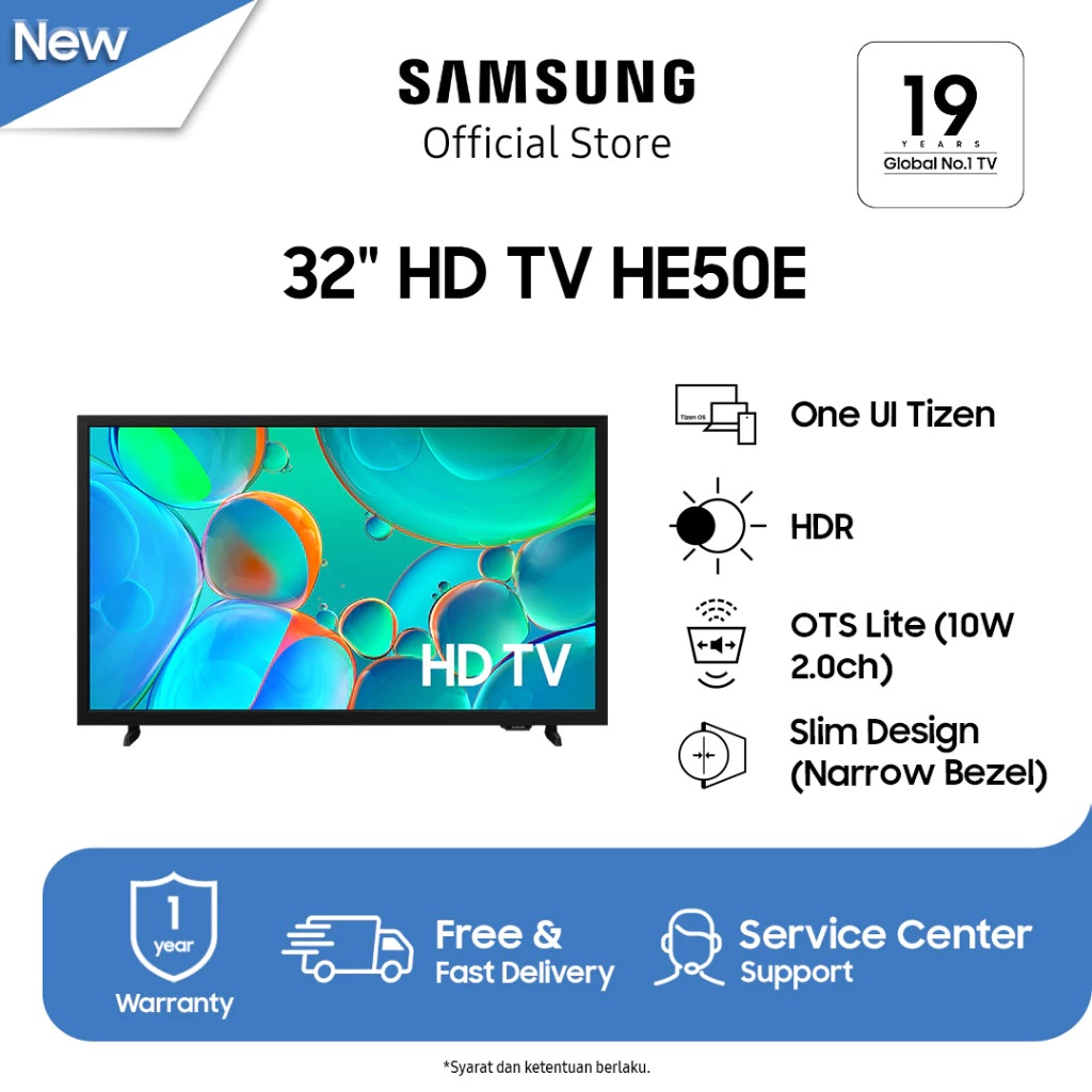 Samsung 32" HD TV HE50E