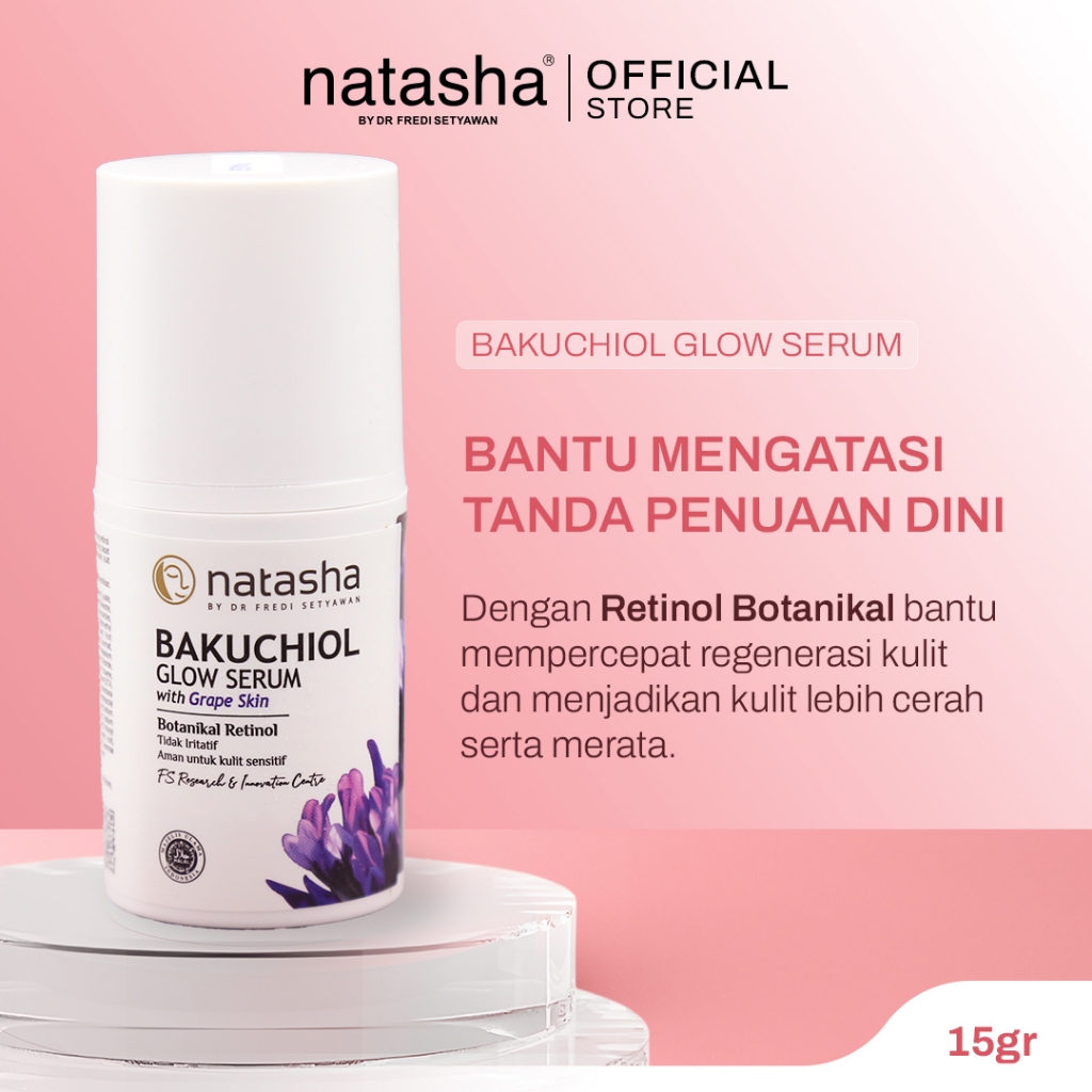 Pesona Natasha Gemilang Natasha Bakuchiol Glow Serum