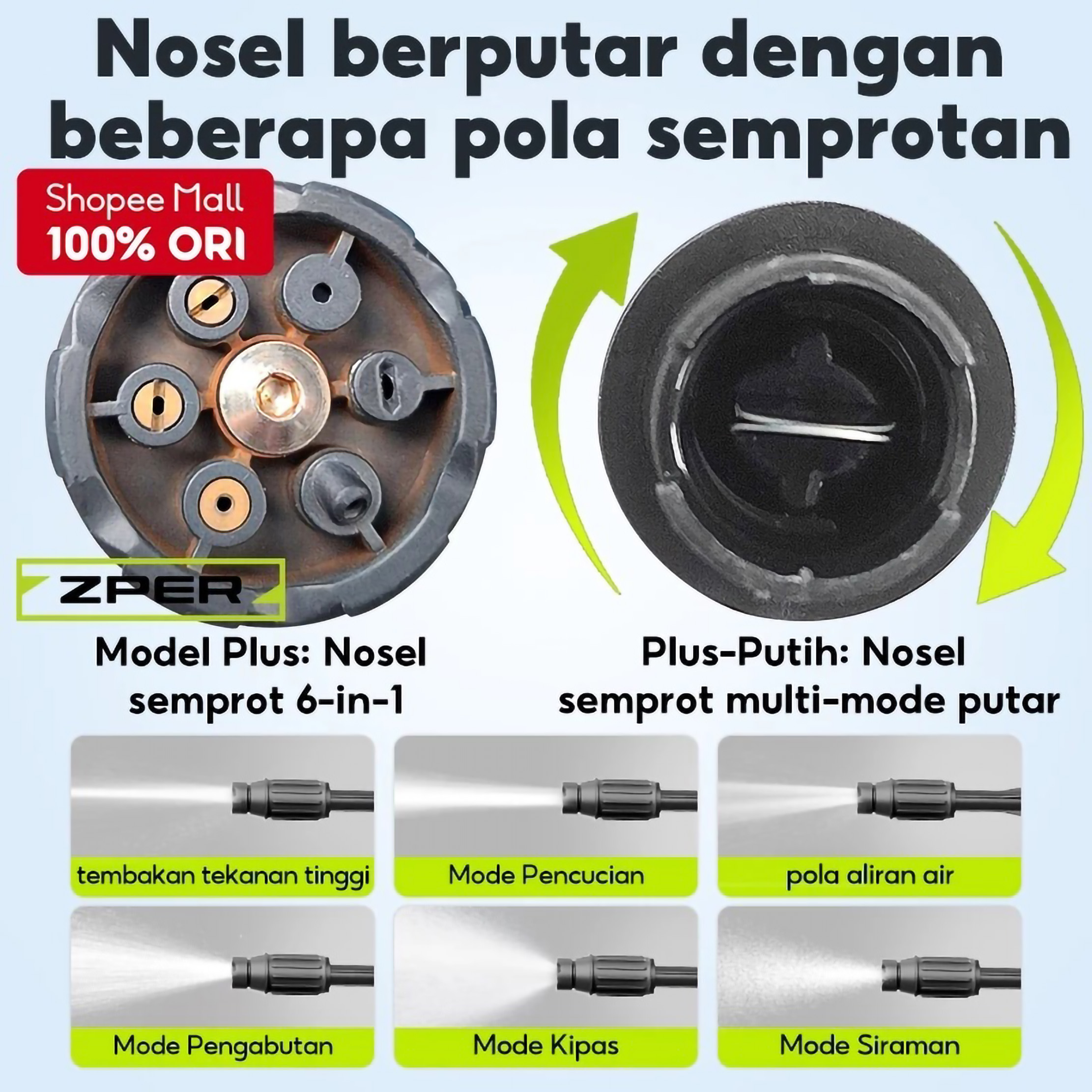   ZPER ZPER Alat Cuci Mobil ZP005