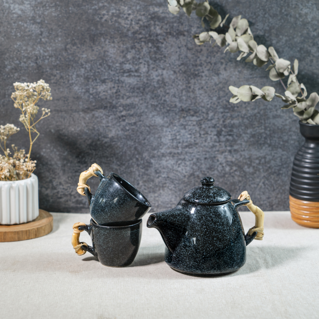 Lumosh Living Lumosh Pinacea Ceramic Teaset