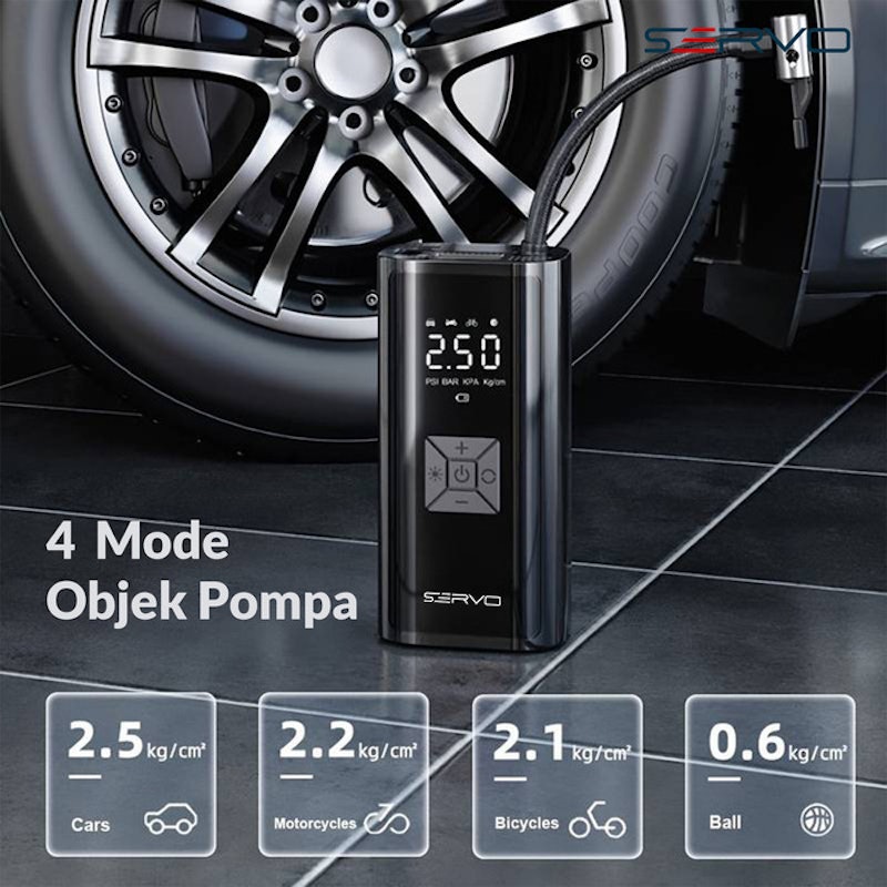 Servo Road Electric Tire Pump V1 4