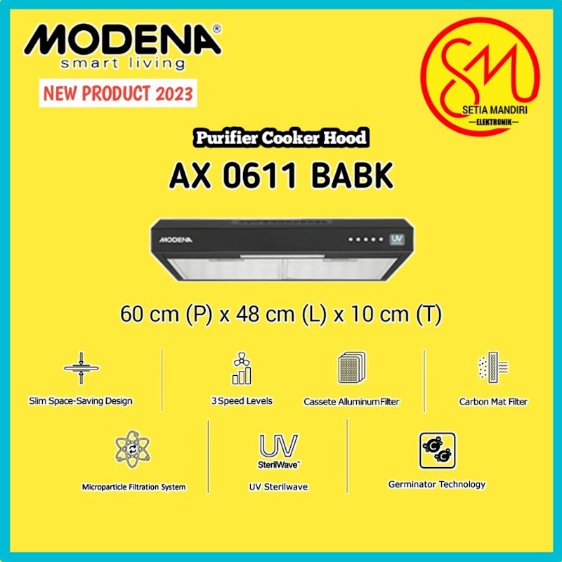 Modena Purifier Cooker Hood 2