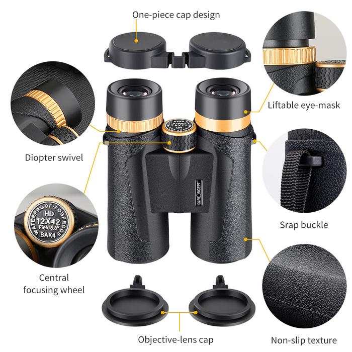 K&F Concept K&F Concept Binoculars HY1242 12x42