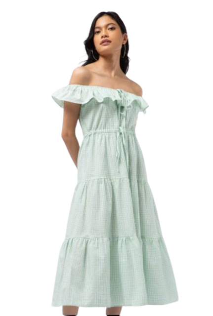 Cold Shoulder Maxi Dress