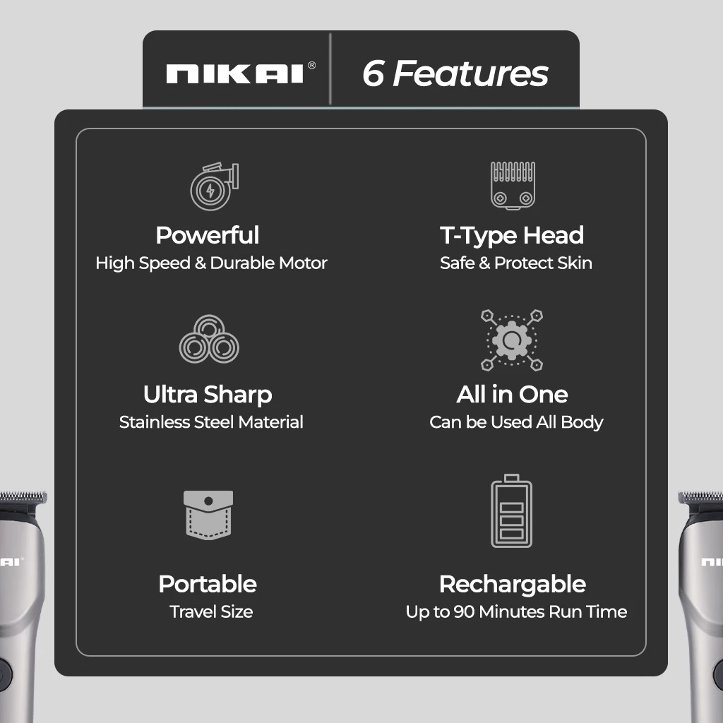 Yiwu Target Electric Appliance NIKAI Complete Hair Clipper  NK-7493