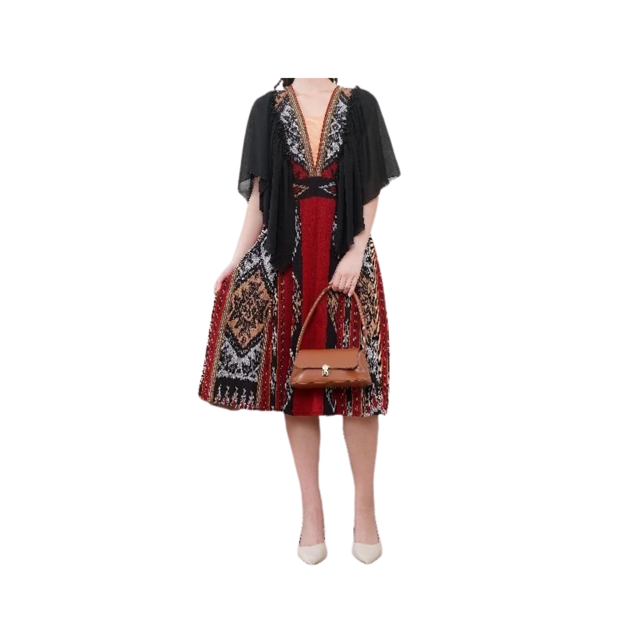 Batik Maheswara Dress Batik Modern Tenun Salma