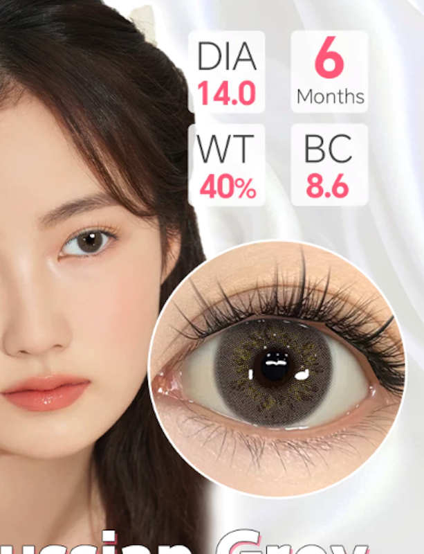 Mysticeyes Softlens Grey Series 5