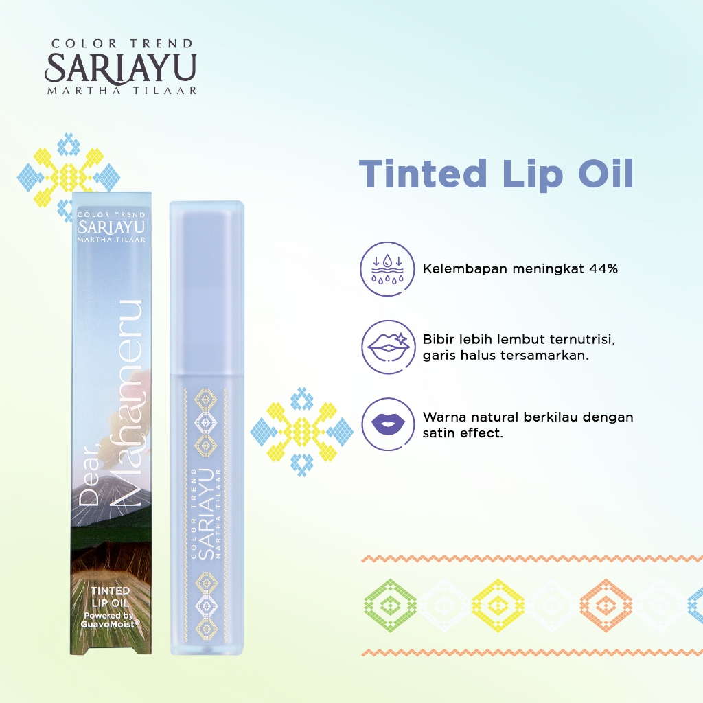 Martina Berto Sariayu Dear Mahameru Tinted Lip Oil 02 Widyadari