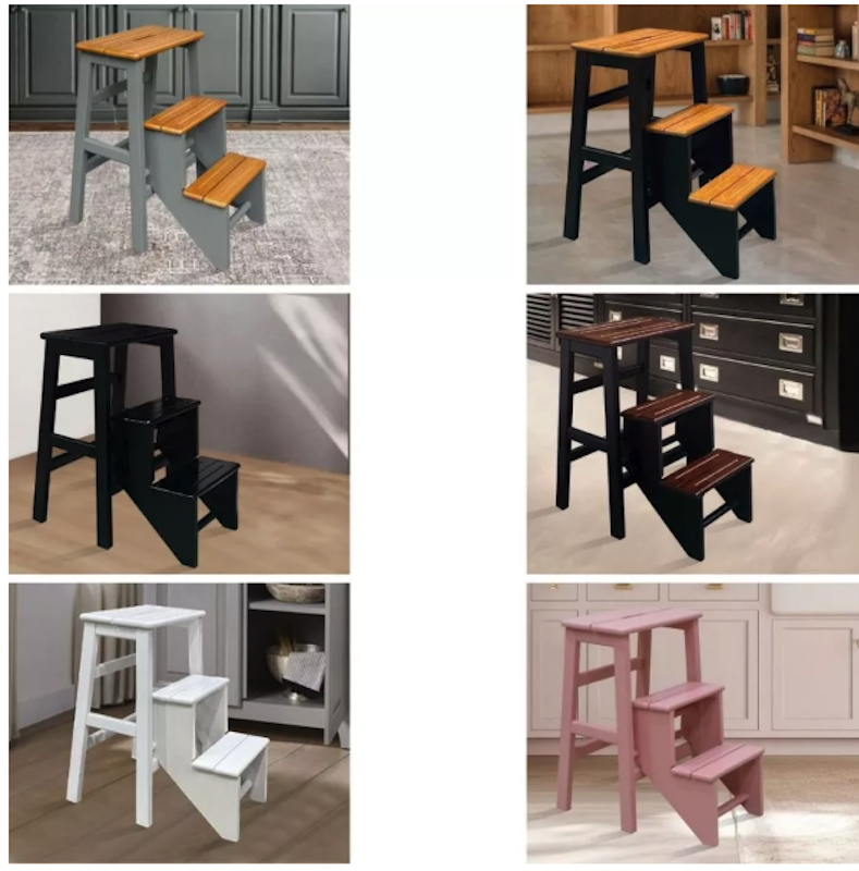 Toraya Tangga Lipat Kayu 2