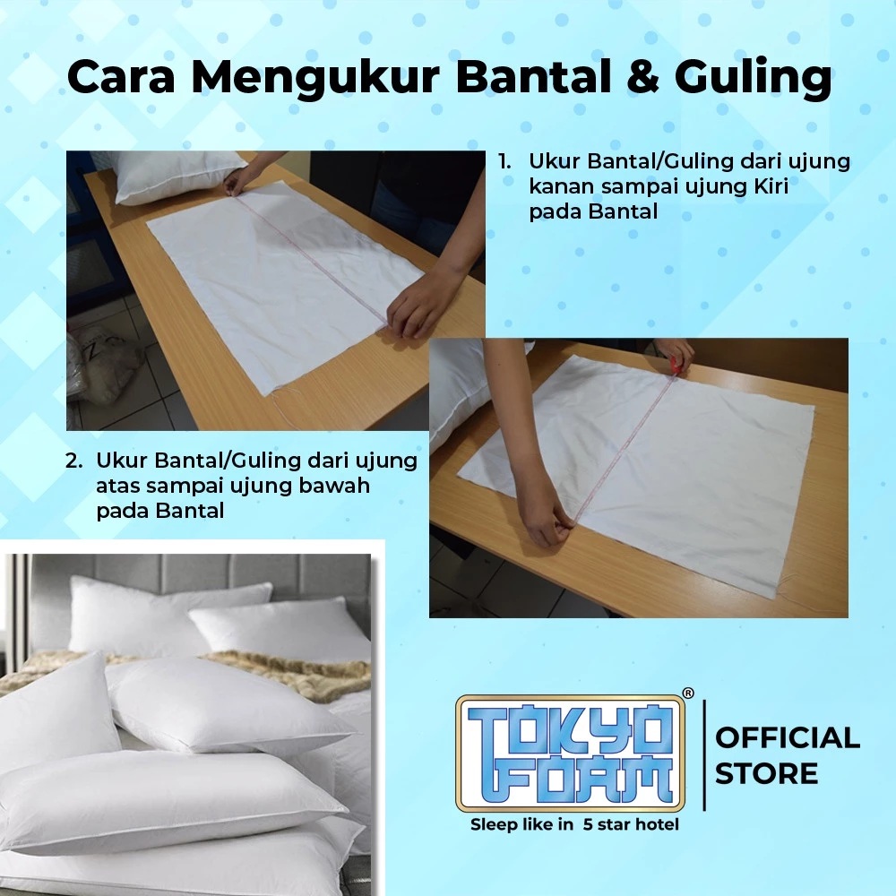  Tokyo Foam Bantal Eco Natural Latex Pillow