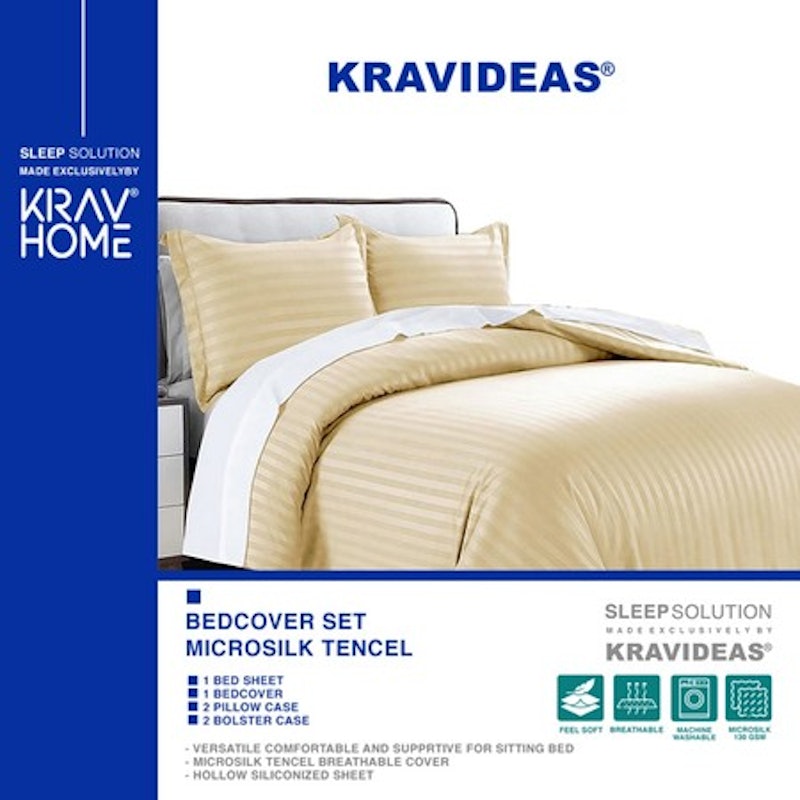Krav Ideas Home Sprei Bedcover 1 Set Microtencel 2