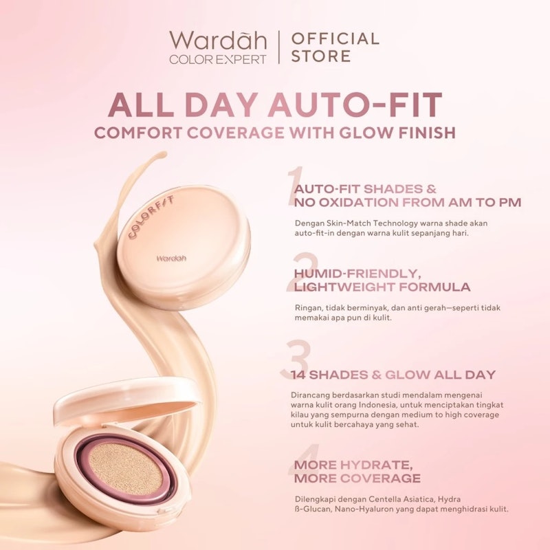 Wardah Colorfit Perfect Glow Cushion 31C Parfait