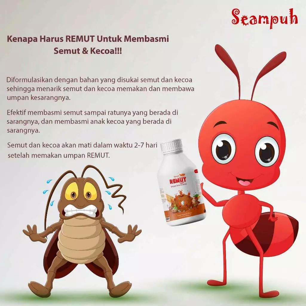 Seampuh Umpan Racun Semut dan Kecoa 3