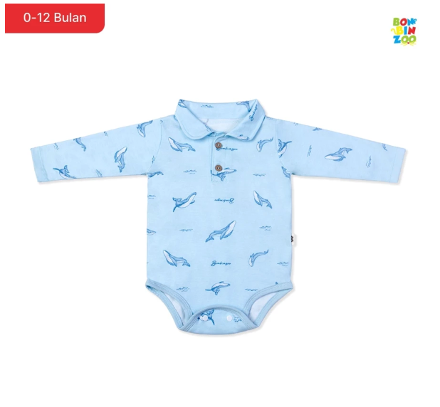  BONBINZOO Long Sleeve Baby Bodysuit