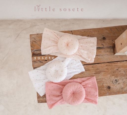 Little Sosete Sparkling Donut Baby Headband